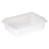 RECTANGULAR TAKE OUT PP CONT 1250ml w/LID 5/PK X 12/CS - Image 2