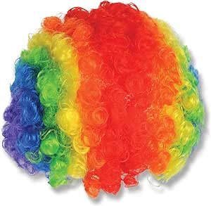 Multi Colored Clown Wig