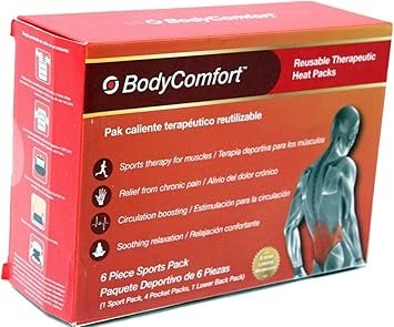 bodycomfort lower back heatpack 6pc