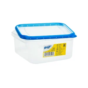 MEDIUM SHORT RECTANGLE FOOD CONTAINER 1.2L 24/CS