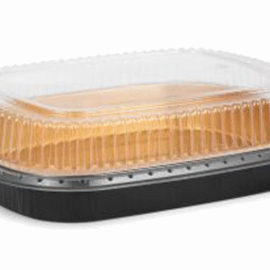 TITAN 72oz LG. BLK/GOLD ENTREE CONT. HIGH DOME LID 2x25 SETS/CS