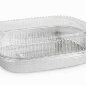 TITAN 72oz LG. SILVER ENTREE CONT. HIGH DOME LID 2x25 SETS/CS