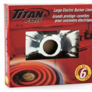 TITAN LARGE ELECTRIC BURNER LINERS HD - 6 x 24/CS
