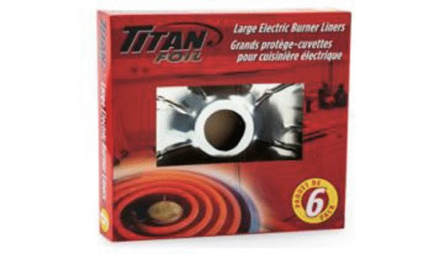 TITAN LARGE ELECTRIC BURNER LINERS HD - 6 x 24/CS