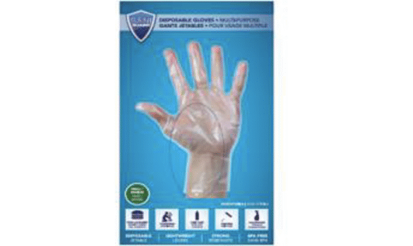 SANI-GUARD DISPOSABLE LDPE GLOVES S/M 75/PK X 24/CS