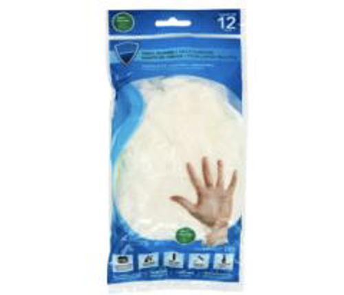 SANI-GUARD VINYL GLOVES SIZE S/M 12/PK x 24/CS x 6/MC