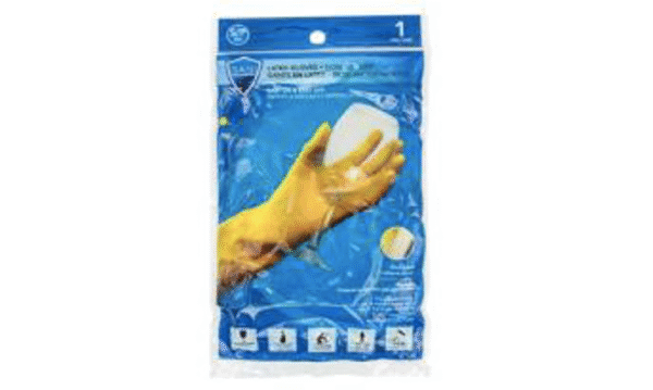 SANI-GUARD RUBBER GLOVES SMALL 24/CS