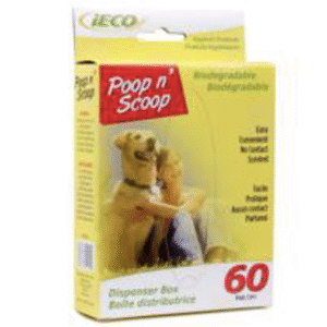 iECO POOP-N-SCOOP BAGS 60/BX x 24/CS