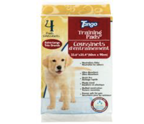 LARGE TRAINING PADS - 4/BAGS - 32BAGS/CASE