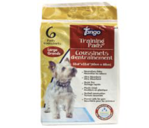 LARGE TRAINING PADS - 6/BAGS - 36BAGS/CASE