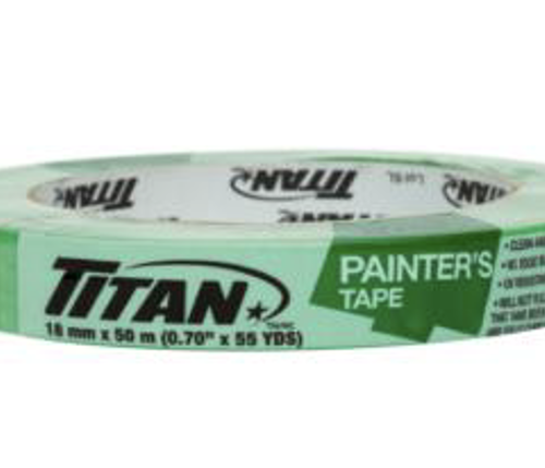 TITAN PAINTERS MASKING TAPE 18mm X 50m 48/CS