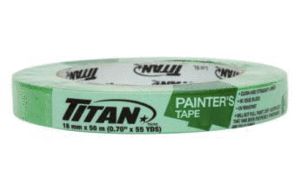 TITAN PAINTERS MASKING TAPE 18mm X 50m 48/CS