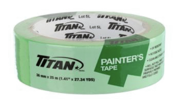 TITAN PAINTERS MASKING TAPE 36MM X 25M 24/CS