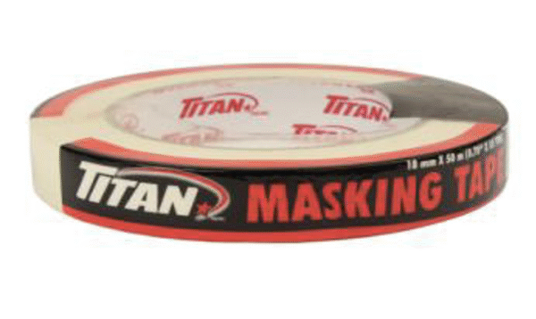TITAN MASKING TAPE 18mm X 50m 48/CS