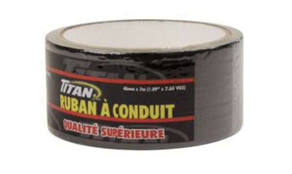 TITAN PREMIUM BLACK DUCT TAPE 48mm x 7m 24/CS