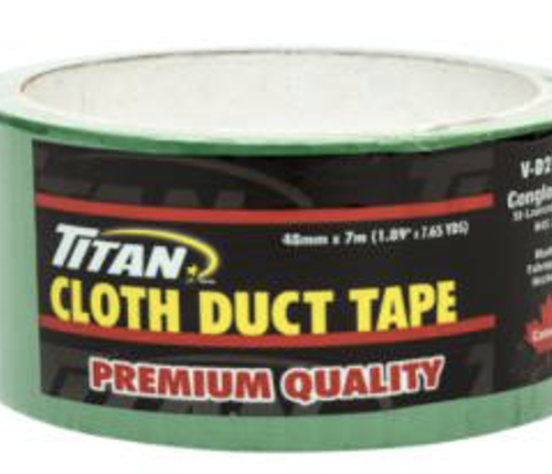 TITAN PREMIUM GREEN DUCT TAPE 48mm x 7m 24/CS