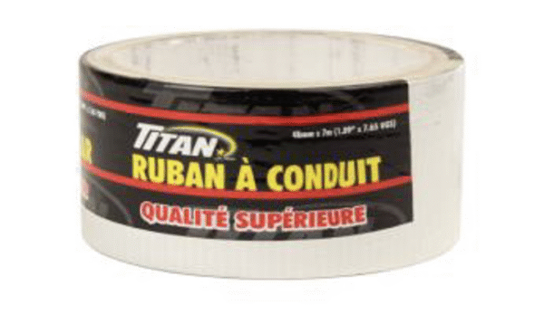 TITAN PREMIUM WHITE DUCT TAPE 48mm x 7m 24/CS