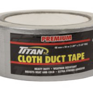 TITAN PREMIUM SILVER DUCT TAPE 48mm x 20m 15/CS
