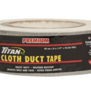 TITAN PREMIUM SILVER DUCT TAPE 48mm x 50m 12/CS