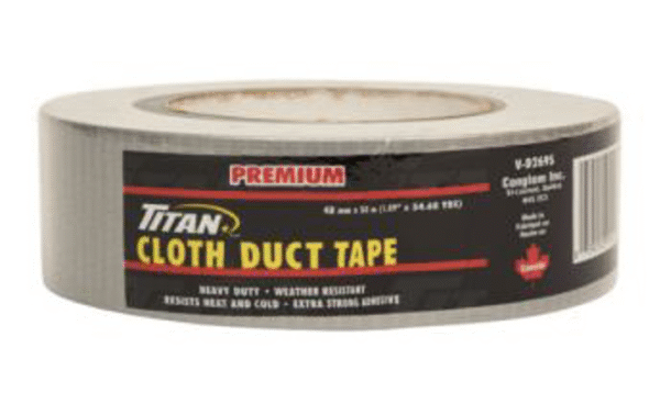 TITAN PREMIUM SILVER DUCT TAPE 48mm x 50m 12/CS