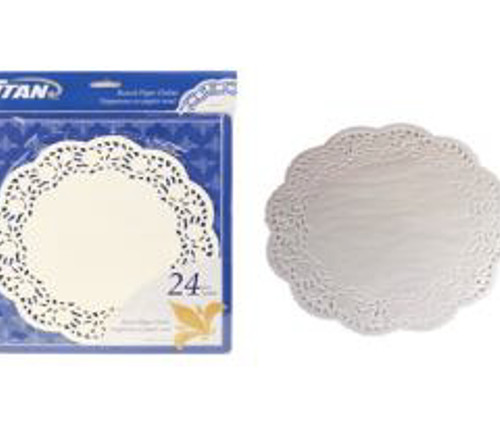 TITAN PAPER DOILIES 10.5" 24/PK x 24/CS