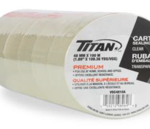 TITAN CLEAR TAPE 48mm x 100m 36/CS