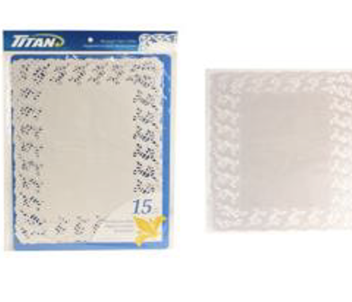 TITAN PAPER DOILIES 10 X 14.5" 15/PK x 24/CS