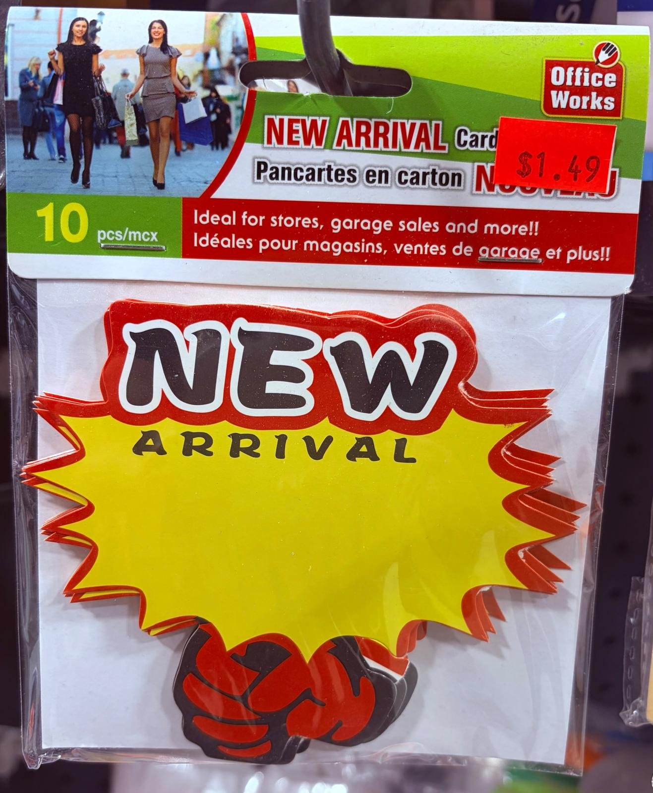 new arrival signs new arrival signs