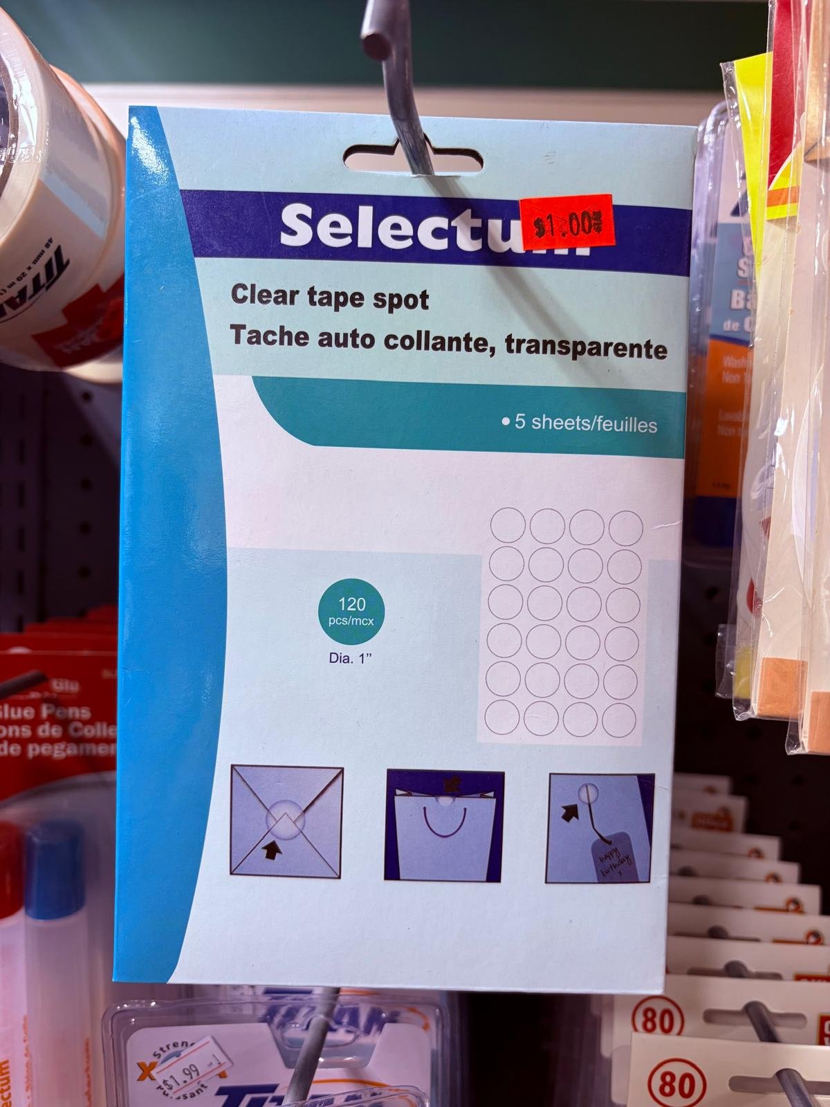 clear tape spot clear tape spot