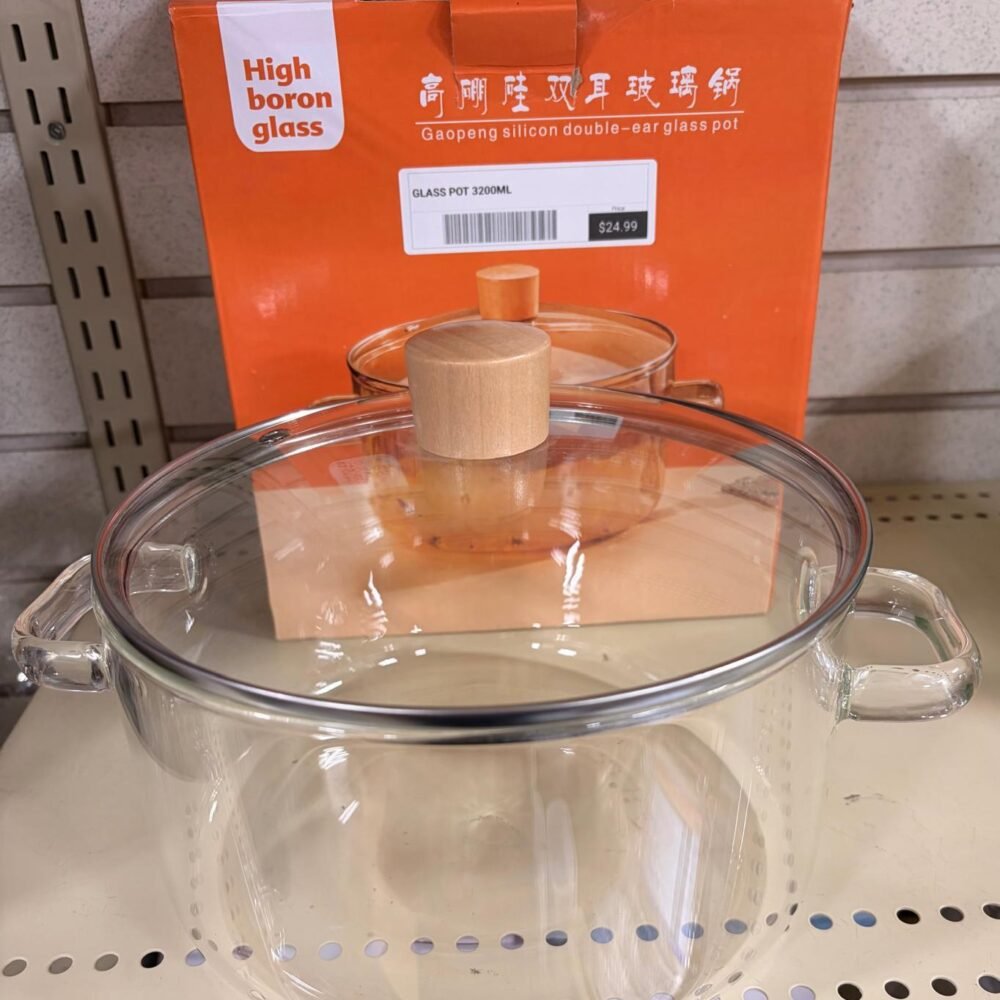 glass pot 3200ml