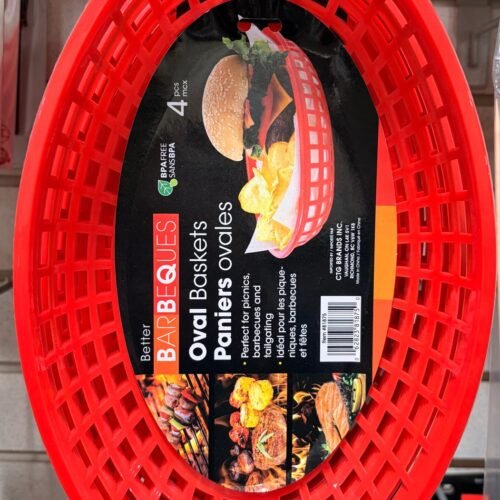 oval basket 10.5"dia (pk/4)