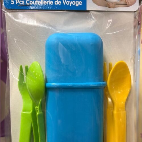 baby choice 5pc cutlery travel set