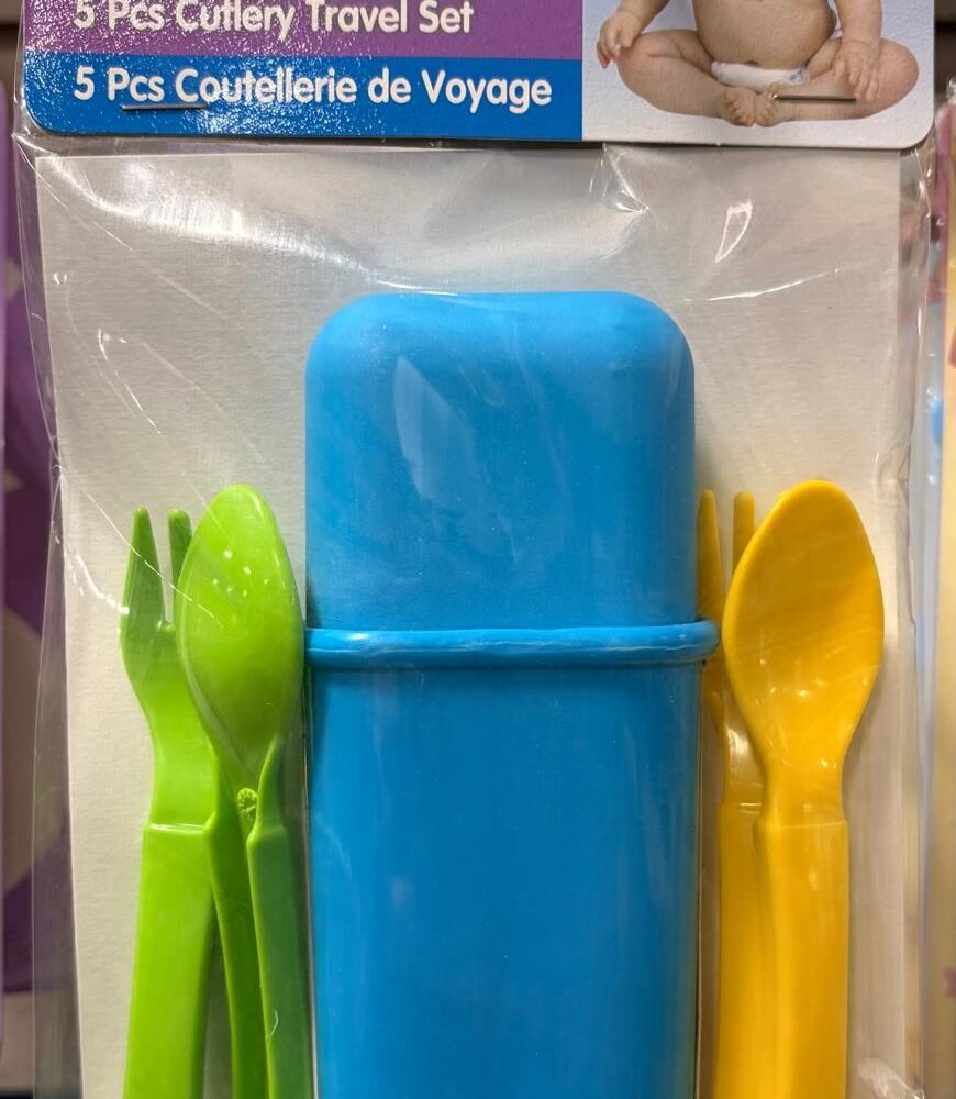 baby choice 5pc cutlery travel set