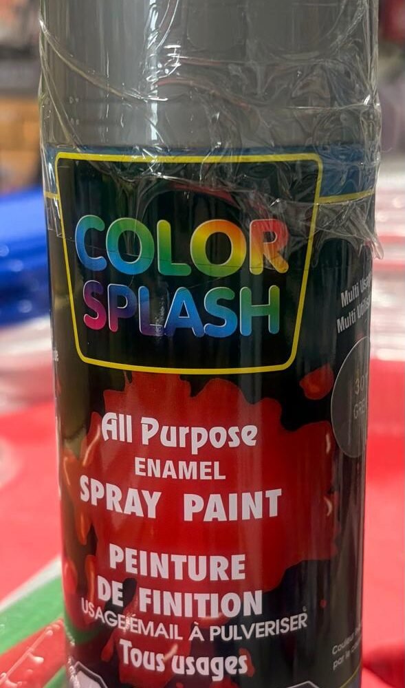 spray paint grey