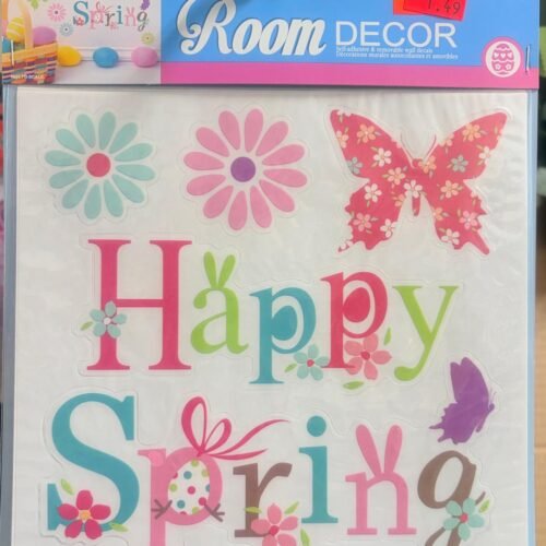Spring Decor Stickers (Pk2)