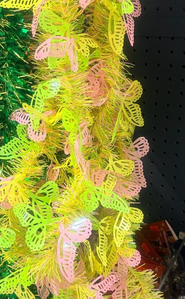 EASTER BUTTERFLY TINSEL (9ft)
