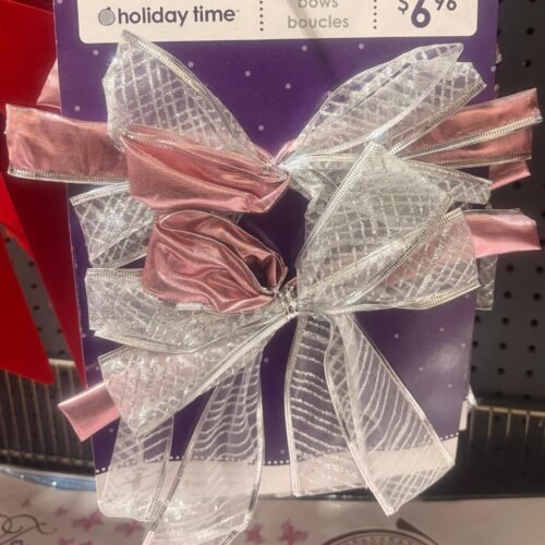 Holiday Times Pink Bows (PK/2)