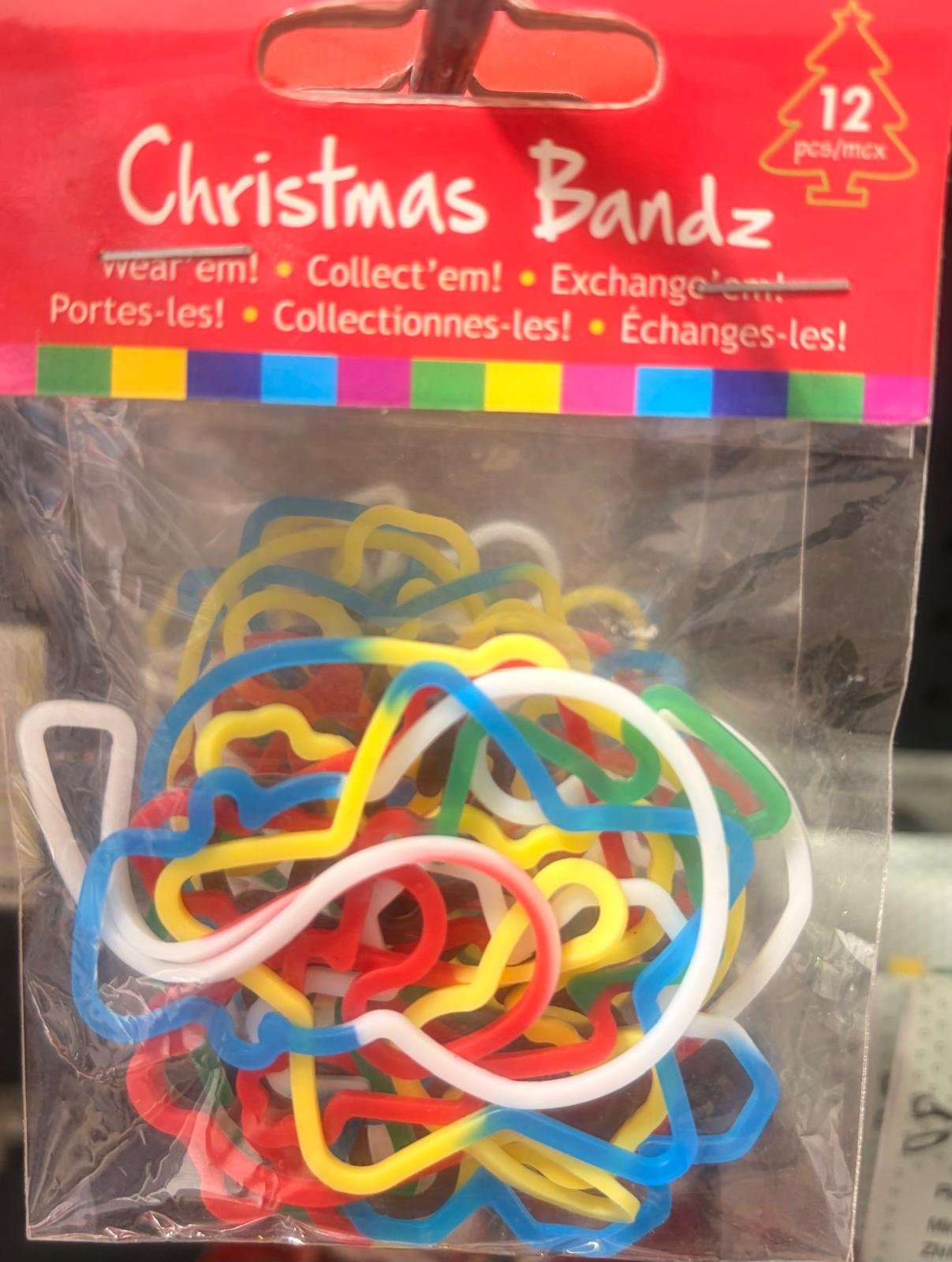 XMAS-Christmas Bands (Pk/12)