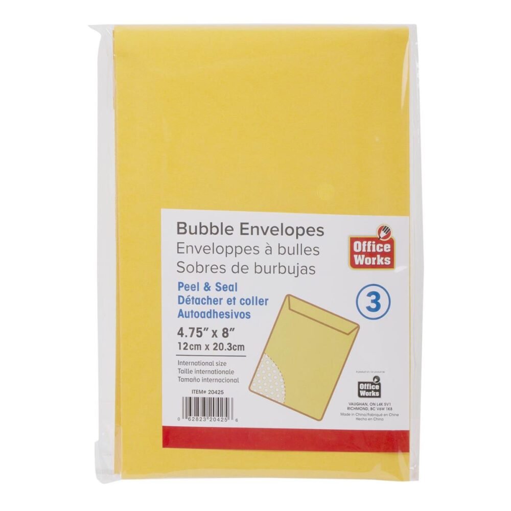 bubble envelope 4.75*8