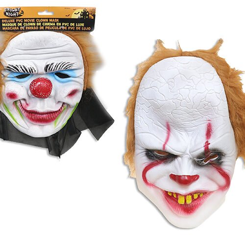 deluxe pvc movie clown mask