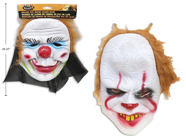 deluxe pvc movie clown mask deluxe pvc movie clown mask