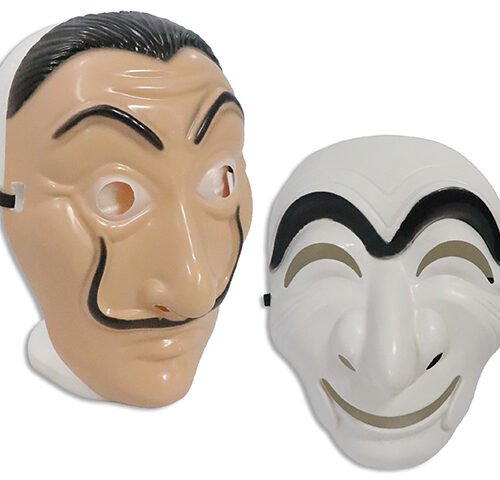 vacuum formed robbery mask