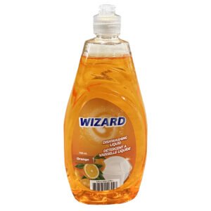 wizard orange liquid dish wash (709ml)