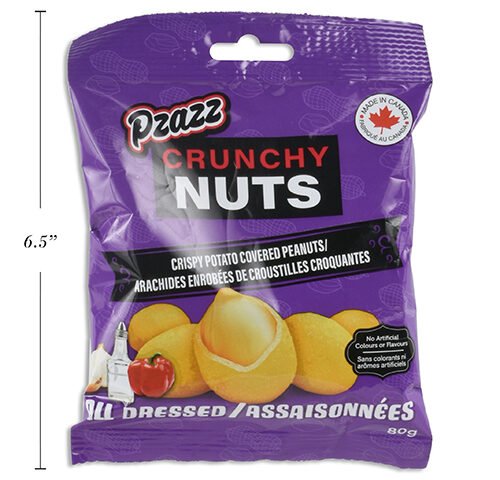 pzazz crunchy nuts 80g