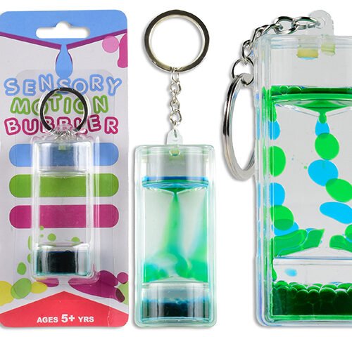 motion bubbler keychain
