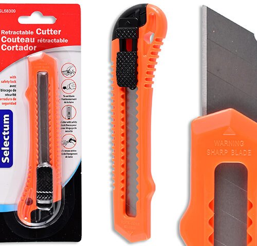 carton cutter w/ribbed grip