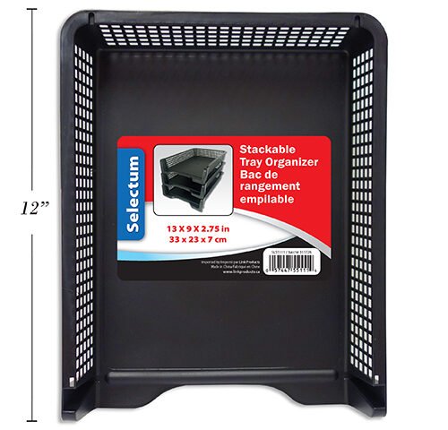 document tray organizer, 13x9x2.75"
