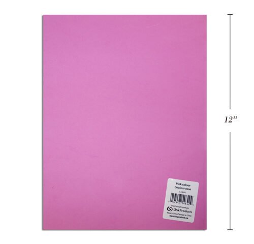 eva foam sheets pink, 9x12" 2 mm