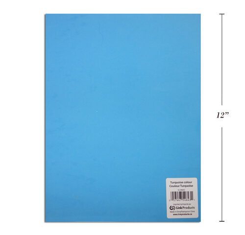 eva foam sheets, teal 9x12" 2 mm