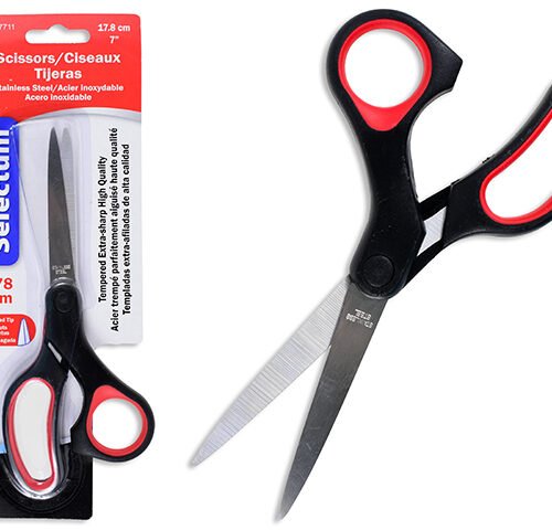 7" scissor pointed softgrip